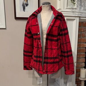 Dickies Red and Black Plaid Women's Utility Jacket